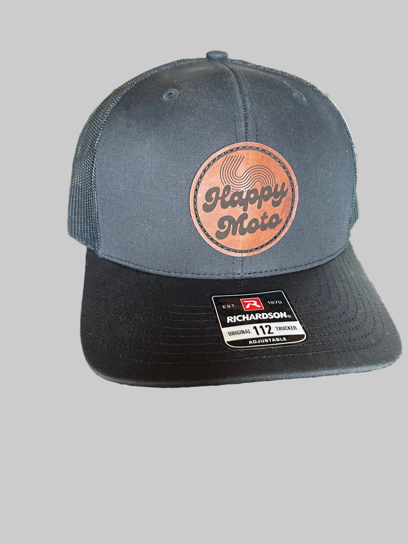 Happy Moto Richardson Hat - Leather Patch