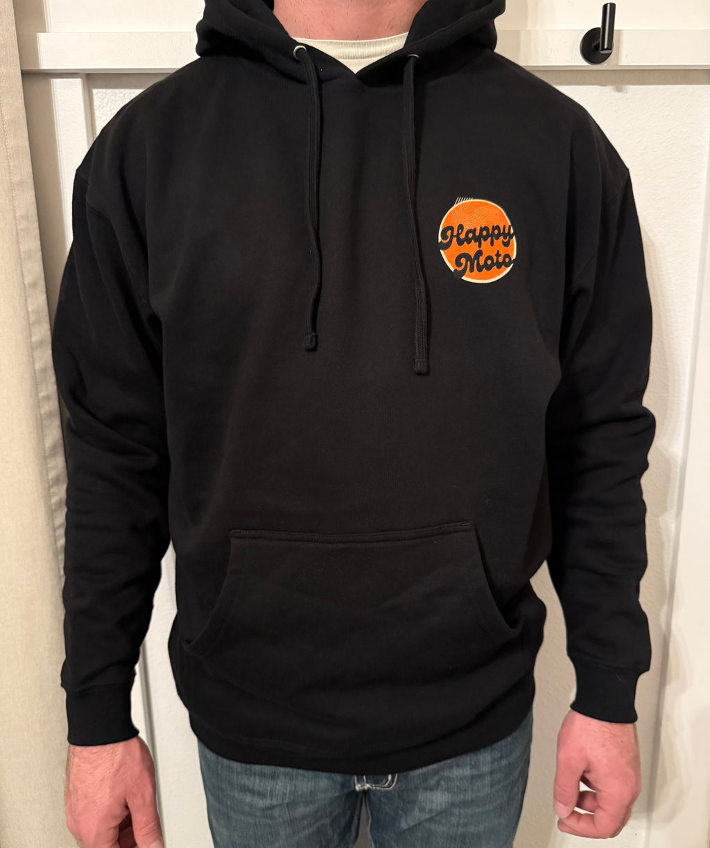 Happy Moto MX - Adult Hoodie (Black)